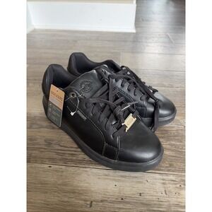 DOCKERS OVERTIME LASER SIZE 10W WIDE WIDTH BLACK MONO COMFORT FLEX FASHION SHOE